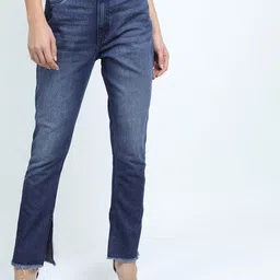 Tokyo Talkies Women Flared Mid Rise Light Fade Jeans-image-61