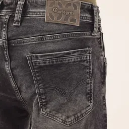 Integriti Men Slim Fit Mid-Rise Heavy Fade Stretchable Jeans image 3