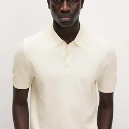 Marks & Spencer Textured Polo Collar T-shirt-picture-41