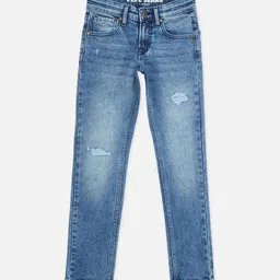 Pepe Jeans Boys Mid-Rise Slim Fit Mildly Distressed Heavy Fade Stretchable Jeans-picture-25