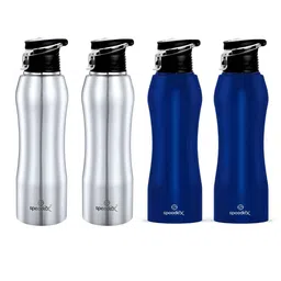 Speedex Silver & Blue 4 Pieces Stainless Steel Water Bottle - 1000 ml Each-picture-25