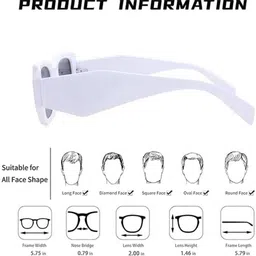 Arzonai Unisex Black Sunglasses image 4