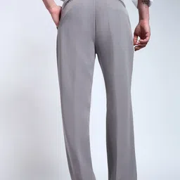PERCH Men Relaxed Loose Fit Trousers image 4