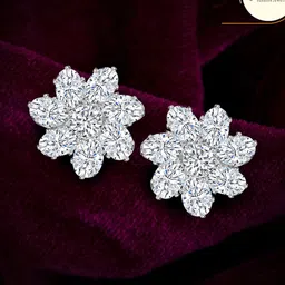 VIVASTRI Women Gold-Plated Alloy Earrings-image-7