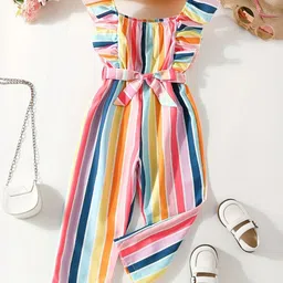 INCLUD Girls Striped Basic Jumpsuit-picture-12