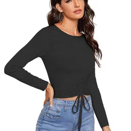 DHRUVIL IMPEX Women Fitted Crop Top image 5