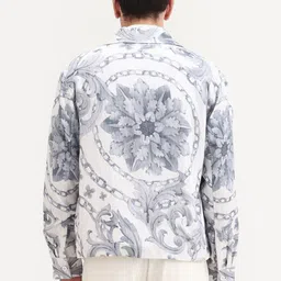 RARE RABBIT Men Printed Zipper Jacket image 5