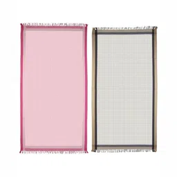 Aura Blue & Pink 2 Cotton 210 GSM Bath Towel image 2