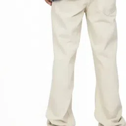 LINARIA Men Solid Classic Baggy Fit Mid-Rise Stretchable Jeans image 2