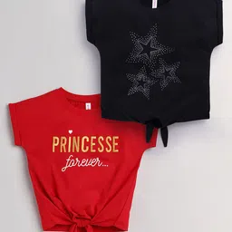 giniekids Print Extended Sleeves Cotton Top-picture-51