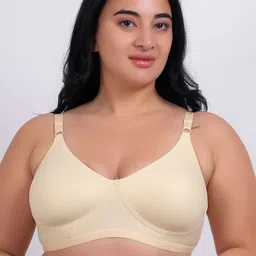 Fabme Pack Of 4 Full Coverage Cotton Seamless Bra image 2