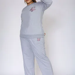 Sizeupp Women Round Neck Pullover Sweatshirt Plus Size-picture-20