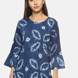 SAHORA Tie and Dye Bell Sleeve Top-picture-31