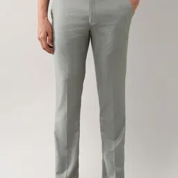 Arrow Men Regular Fit Mid-Rise Formal Trousers-picture-32