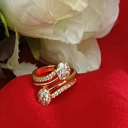 NIPSTec Stone-Studded Adjustable Finger Ring image 2