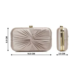 CRUSSET Embellished Box Clutch With Shoulder Strap image 4