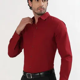 Coatside Men Straight Slim Fit Formal Shirt image 4