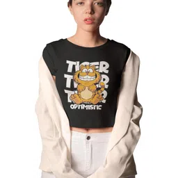 TAJNAN Women Cotton Tshirts-image-27