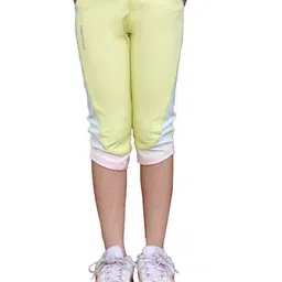 APPALUZO Girls Colourblocked Skinny Fit Capris-picture-14