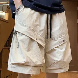 StyleCast x Revolte Men Solid Mid-Rise Shorts image 5