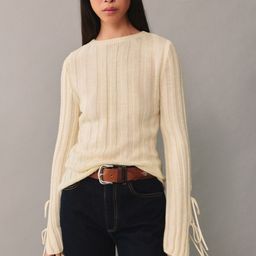 MANGO Ribbed Sweater With Bow Detailing-picture-23