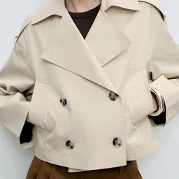 MANGO Notched Lapel Double Breasted Jacket-image-54