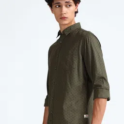 Flying Machine Men Micro Ditsy Printed Casual Shirt image 4