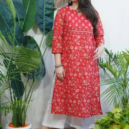Sanskritam Women Floral Printed Floral Kurta-picture-46