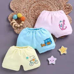 Redden Infant Boys Pack Of 3 Assorted Pure Cotton Mid-Rise Bloomer Briefs R1-Z40-PK3-picture-53