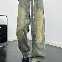 StyleCast Men Wide Leg Mid-Rise Light Fade Jeans-picture-23