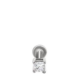 Sparkles Lab Grown Diamond IGI Certified 0.07 Ct Solitaire Princess Shape Nose Pin-picture-30