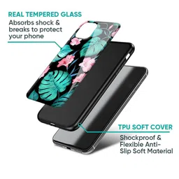 QRIOH Floral Tropical Leaves Printed iQOO Neo 10R 5G Back Case Mobile Accessories image 4