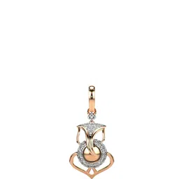 VALANOVA Women Hallmarked 18K Rose Gold & Certified Lab Grown Diamond Pendant-image-94