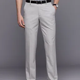 Louis Philippe Men Slim Fit Formal Trousers-picture-27