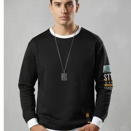 FAOES Men Typography Printed Pockets T-shirt-picture-27