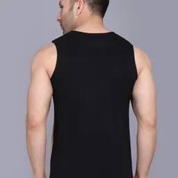 SLOWLORIS Pack Of 2 Printed Gym Vests VSL26 CMB(CHS BLACKGREY)(ADV MUSTARD) image 5