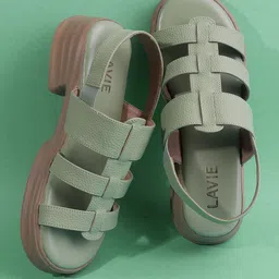 Lavie Women Open Toe Block Heels-image-38