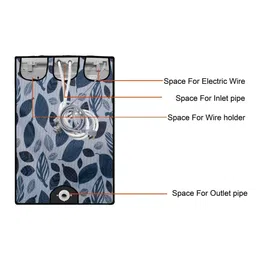 The Furnishing Tree Grey Printed Washing Machine Cover image 2