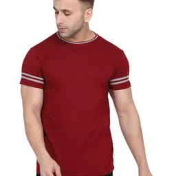 Blisstone Men Striped Round Neck Slim Fit T-shirt-picture-14