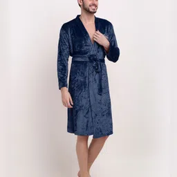 KLOTTHE Wool Bath Robe With Belt image 2