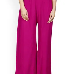 Neelokurti Women High-Rise Wide Leg Trousers-picture-35