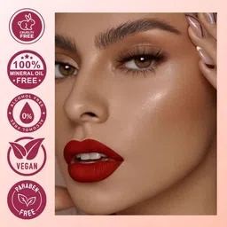 LAKYOU BEAUTY Color Secrets Non Transfer Matte Lipstick - 4 g - Cranberry B03 image 3