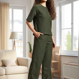 WESTHOOD Round Neck T-Shirt With Trousers Co-Ords image 2