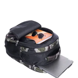 Blubags Men Camouflage Backpack with Compression Straps With Baseball cap & Sunglasses image 3