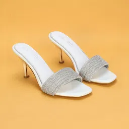 STARTOES Embellished Party High-Top Stiletto Sandals image 5