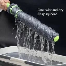 ylavndex Ultra-fiber Rotating Floor Cleaner – Tile Mopping Cleaning Mop having Rod Wet & Dry Mop image 4