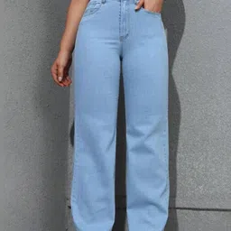 Moda Rapido Women Straight Fit High-Rise Stretchable Jeans-picture-57