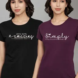 Trend Level Women 2 Applique T-shirt-picture-10