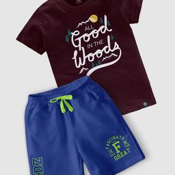 CODEZ Boys Printed T-shirt with Shorts-picture-10