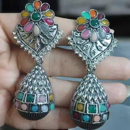 MYSTERIOUSMART Teardrop Shaped Drop Earrings image 2